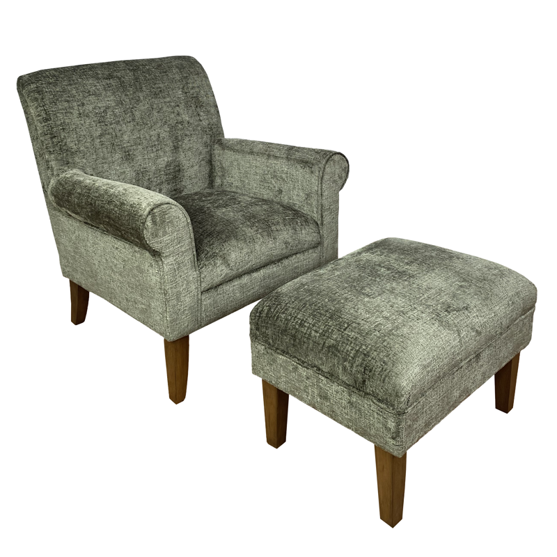 Vegas Armchair and Footstool